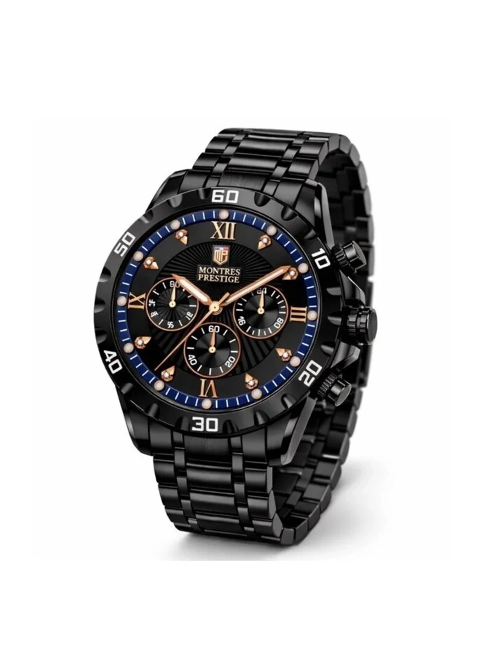 Montres Prestige X Invicta MPW-0331 Men's 44mm Black Quartz Watch New Boxed